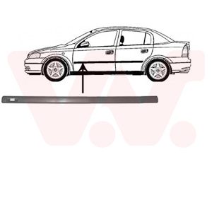 Elemente decorative / protectie portiera VAN WEZEL 3742403 – OPEL | AutoRival