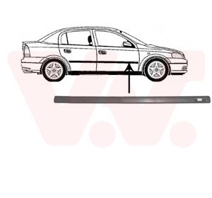 Elemente decorative / protectie portiera VAN WEZEL 3742404