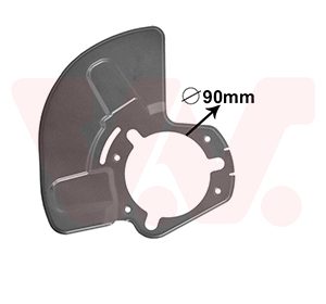 Protectie stropire disc frana VAN WEZEL 3745374