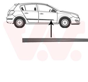 Elemente decorative / protectie portiera VAN WEZEL 3745404 – OPEL | AutoRival
