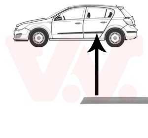 Elemente decorative / protectie portiera VAN WEZEL 3745425