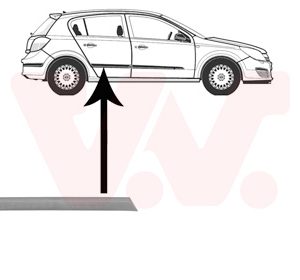 Elemente decorative / protectie portiera VAN WEZEL 3745426