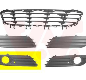 Grila ventilatie bara protectie VAN WEZEL 3745594