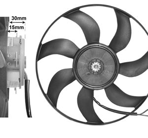 Ventilator radiator VAN WEZEL 3749744