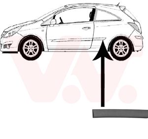 Elemente decorative / protectie panou lateral VAN WEZEL 3750419