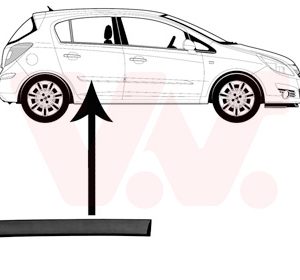 Elemente decorative / protectie portiera VAN WEZEL 3750426