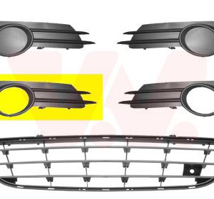 Grila ventilatie bara protectie VAN WEZEL 3750594