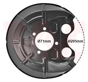 Protectie stropire disc frana VAN WEZEL 3768373 – OPEL | AutoRival