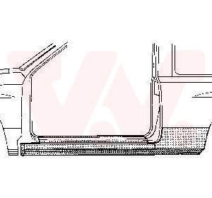 Placa de prag VAN WEZEL 3770101