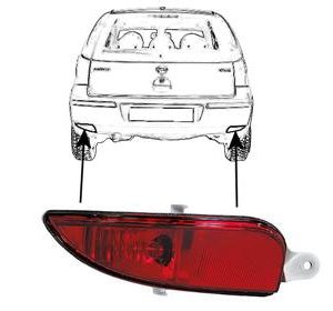 Lumina de ceata spate VAN WEZEL 3779937