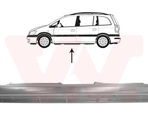 Placa de prag VAN WEZEL 3792103