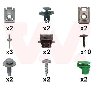 Set montaj bara protectie VAN WEZEL 3805793 – OPEL | AutoRival