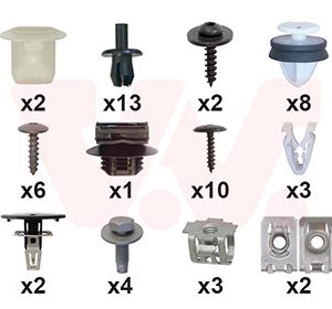 Set montaj bara protectie VAN WEZEL 3807794