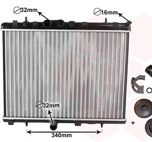 Radiator racire motor VAN WEZEL 40002255