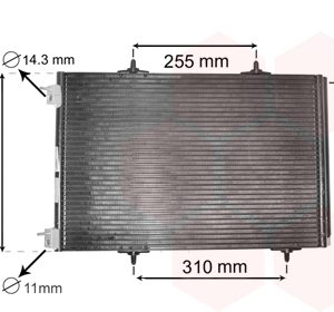 Condensator climatizare VAN WEZEL 40005291