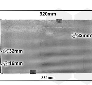Radiator racire motor VAN WEZEL 43002601