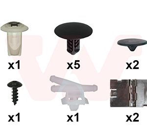 Set montaj capota motor VAN WEZEL 4396797