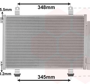 Condensator climatizare VAN WEZEL 52005116