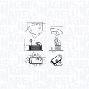 Radiator ulei motor MAGNETI MARELLI 350300000600