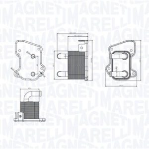 Radiator ulei motor MAGNETI MARELLI 350300002200