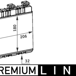 Schimbator de caldura incalzire habitaclu MAHLE ORIGINAL AH 76 000P