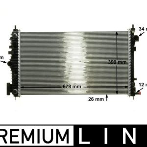 Radiator racire motor MAHLE ORIGINAL CR 1101 000P