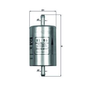 Filtru combustibil MAHLE ORIGINAL KL 86
