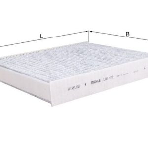 Filtru aer habitaclu MAHLE ORIGINAL LAK 472