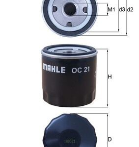 Filtru ulei MAHLE ORIGINAL OC 21