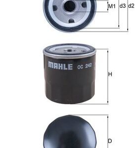 Filtru ulei MAHLE ORIGINAL OC 242