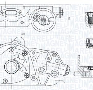 Pompa ulei MAGNETI MARELLI 351516000028