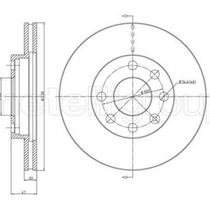 Disc frana METELLI 23-0096