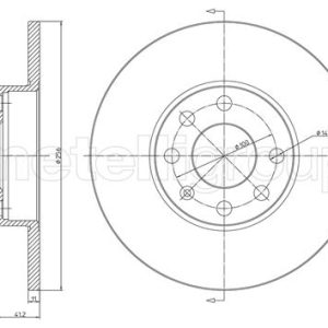 Disc frana METELLI 23-0627