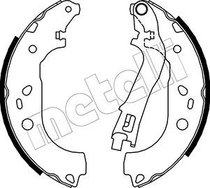Set saboti frana METELLI 53-0088