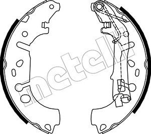 Set saboti frana METELLI 53-0093