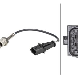 Senzor temperatura gaze evacuare HELLA 6PT 358 181-181