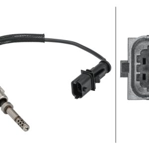 Senzor temperatura gaze evacuare HELLA 6PT 358 181-461