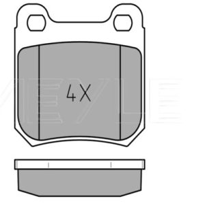 Set placute frana MEYLE 025 210 5115