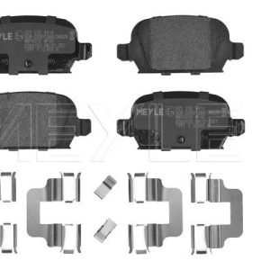 Set placute frana MEYLE 025 232 8414