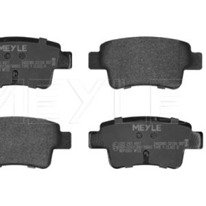 Set placute frana MEYLE 025 243 4917