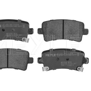 Set placute frana MEYLE 025 244 2116/W