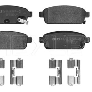 Set placute frana MEYLE 025 250 9616/W