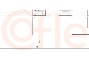 Cablu frana de parcare COFLE 10.5971 – OPEL | AutoRival