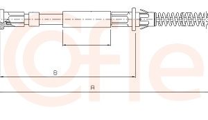 Cablu frana de parcare COFLE 10.5973 – OPEL | AutoRival