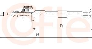 Cablu ambreiaj COFLE 11.2531 – OPEL | AutoRival