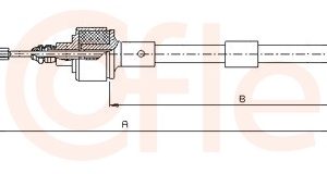 Cablu ambreiaj COFLE 11.2533 – OPEL | AutoRival