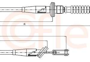 Cablu ambreiaj COFLE 11.2535 – OPEL | AutoRival