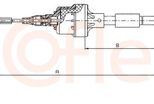 Cablu ambreiaj COFLE 11.2561 – OPEL | AutoRival