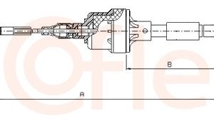 Cablu ambreiaj COFLE 11.2562 – OPEL | AutoRival