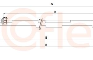 Cablu transmisie manuala COFLE 11.2580 – OPEL | AutoRival